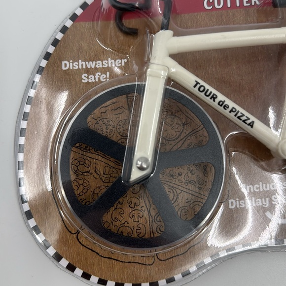 SOHO KITCHEN Tour de Pizza Cutter White Bike NEW - Picture 11 of 12